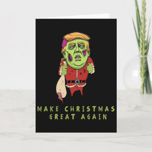 Cartão Presente engraçado de Natal Trump Faça o X-mas Gra