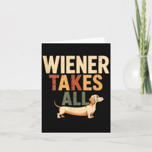Cartão Presente engraçado para amantes de Dachshund Doxie