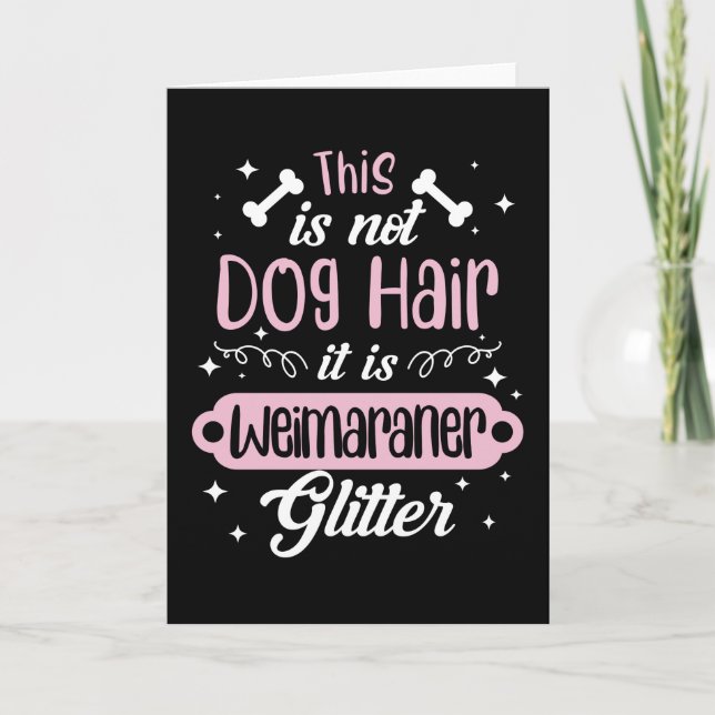 Cartão Presente engraçado para cães Weimaraner (Frente)