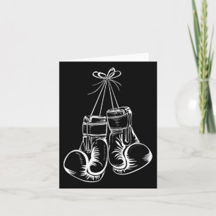 Cartão Presente Engraçado Para Homens Luvas Boxin Boxin