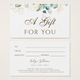 Cartão-presente Eucalyptus