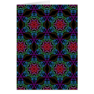 Cartão Presente muito original, teste padrão claro do