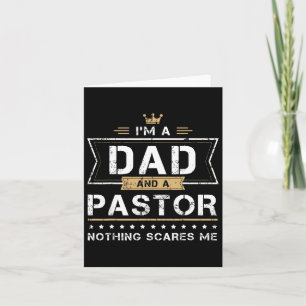 Cartão Presente Nada Me Assusta Pastor Amp