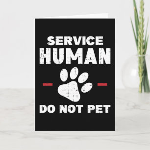 Cartão Presente para Amante de Cachorro Engraçado Não Faç