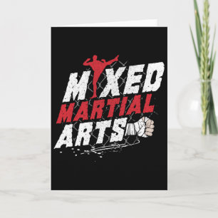 Cartão Presente para amante de Kickboxing Mma Artes Marci