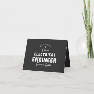 Cartão Presente para Engenheiro elétrico