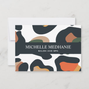 Cartão-Presente para Pele-Leopardo Elegante Safari