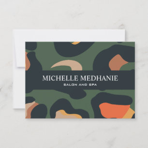 Cartão-Presente para Pele-Leopardo Elegante Safari