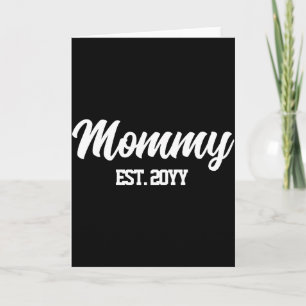 Cartão Presente Personalizado Ano de Est Mamae para Mamae