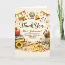 Presente Personalizado de Agradecimento ao Profess