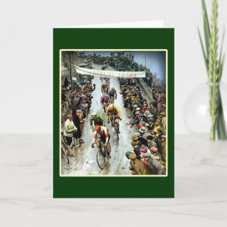 Cartão Presentes 1912 de Italia do Giro para ciclistas