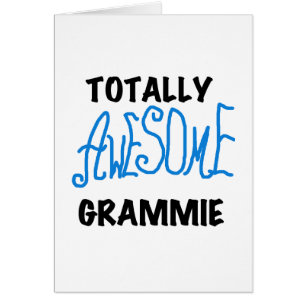 Cartão Presentes azuis totalmente impressionantes dos