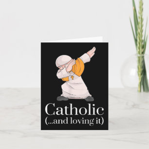 Cartão Presentes Católicos - Camisa Engraçada De Dabbing 