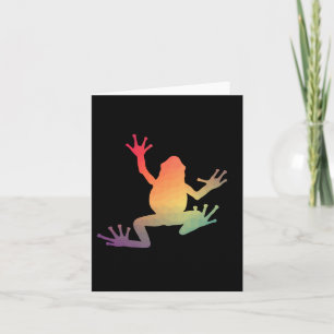 Cartão Presentes Coloridos de Sobrecarga de Sapo Gradient