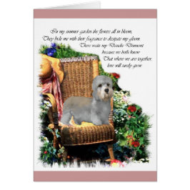 Cartão Presentes da arte de Dandie Dinmont Terrier