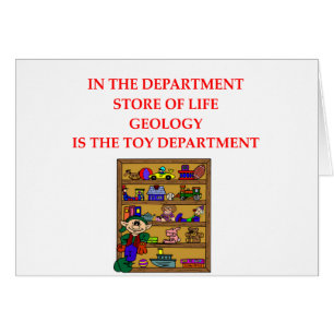Cartão Presentes da GEOLOGIA
