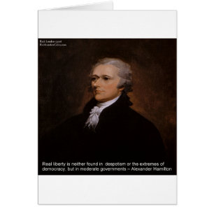 Cartão Presentes de Alexander Hamilton
