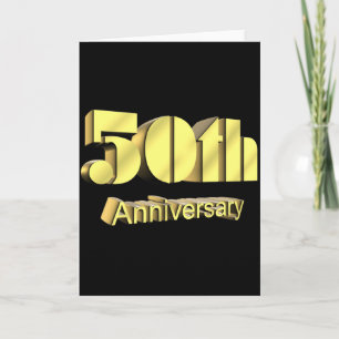 Cartão Presentes de Aniversário de 50 Anos de Casamento