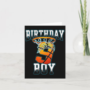 Cartão Presentes de aniversário de 9 anos de menino Byske