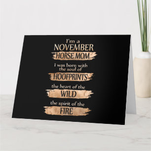 Cartão Presentes de Aniversário   Sou uma Mãe de Cavalo d