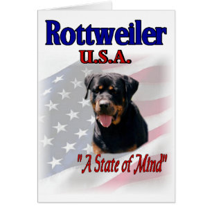Cartão Presentes de Arte do Rottweiler