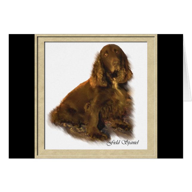 Cartão Presentes de Arte Espanhol de Campo (Frente Horizontal)