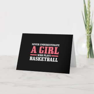 Cartão Presentes de Basquetebol para Meninas e Meninos