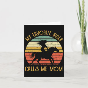 Cartão Presentes De Cavalo Da Filha Minha Cavaleira Favor