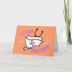Cartão Presentes de Formando de Enfermeiro (Boné e Design