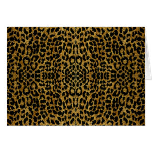Cartão Presentes de impressão do RAB Rockabilly Leopard