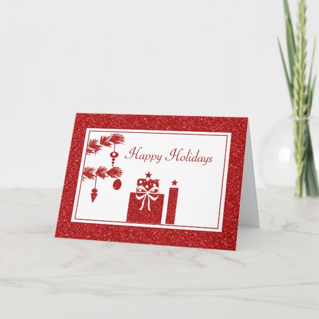 Cartão Presentes de Natal Natal (Frente)