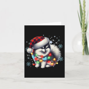 Cartão Presentes De Natal Pomsky Para Pomsky Amantes Uni-