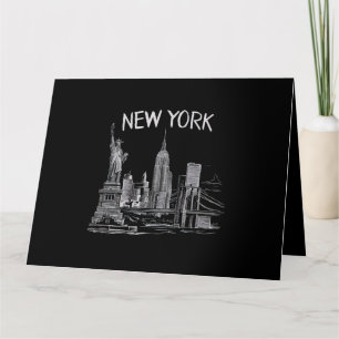 Cartão Presentes de Nova York para Homens Mulheres NY Cid