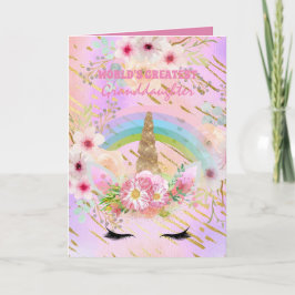 Cartão Presentes de Unicórnio da NETA Rosa Dourado Menina