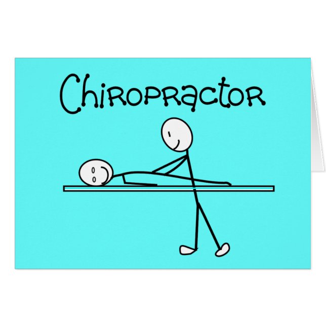 Cartão Presentes do Chiropractor (Frente Horizontal)