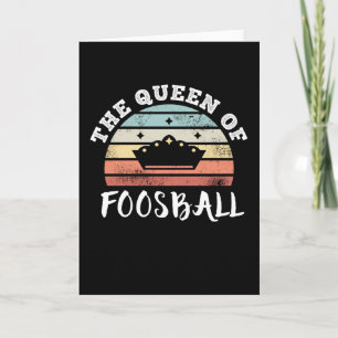 Cartão Presentes do Dia das Mães A Rainha do Foosball