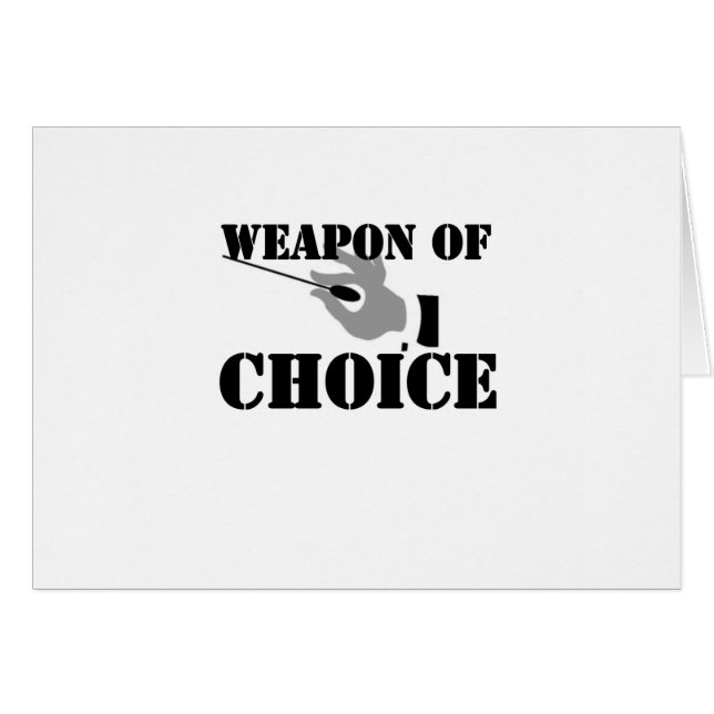 Cartão Presentes do maestro/director musical (Frente Horizontal)