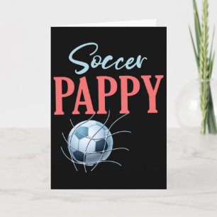 Cartão Presentes do Papai de Futebol para o Dia dos Pais 