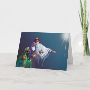 Cartão PRESENTES dos MAGI & do VERSO por SHARON SHARPE