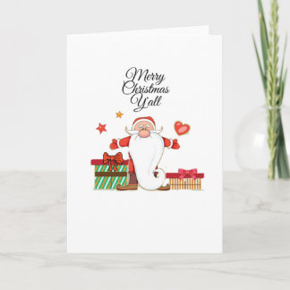 Cartão Presentes engraçados de Natal com Papai Noel do Su