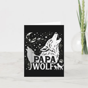 Cartão Presentes engraçados do Papai Lobo Correspondentes