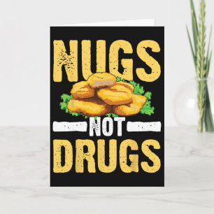 Cartão Presentes Frios Nuggets Não Drogas Frango Legal Co