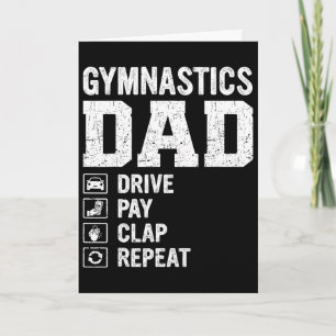 Cartão Presentes Masculinos Para O Dia Dos Pais Ginástica