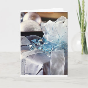 CARTÃO "PRESENTES NO NATAL" E DESEJO FELIZMENTE FÉRIAS