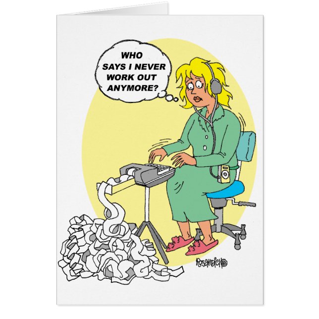 Cartão Presentes para Stenographers (Frente)