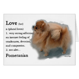 Cartão Presentes Pomeranianos