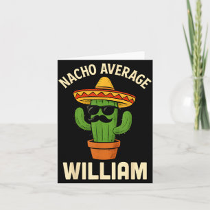 Cartão Presentes William Aniversário Engraçado Personaliz