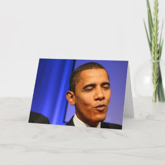 Cartão Presidente Barack Obama
