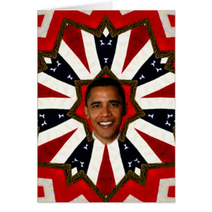 Cartão Presidente Barack Obama, EUA_
