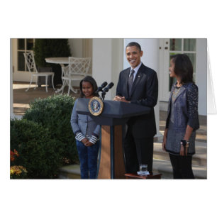 Cartão Presidente Barack Obama perdoa o